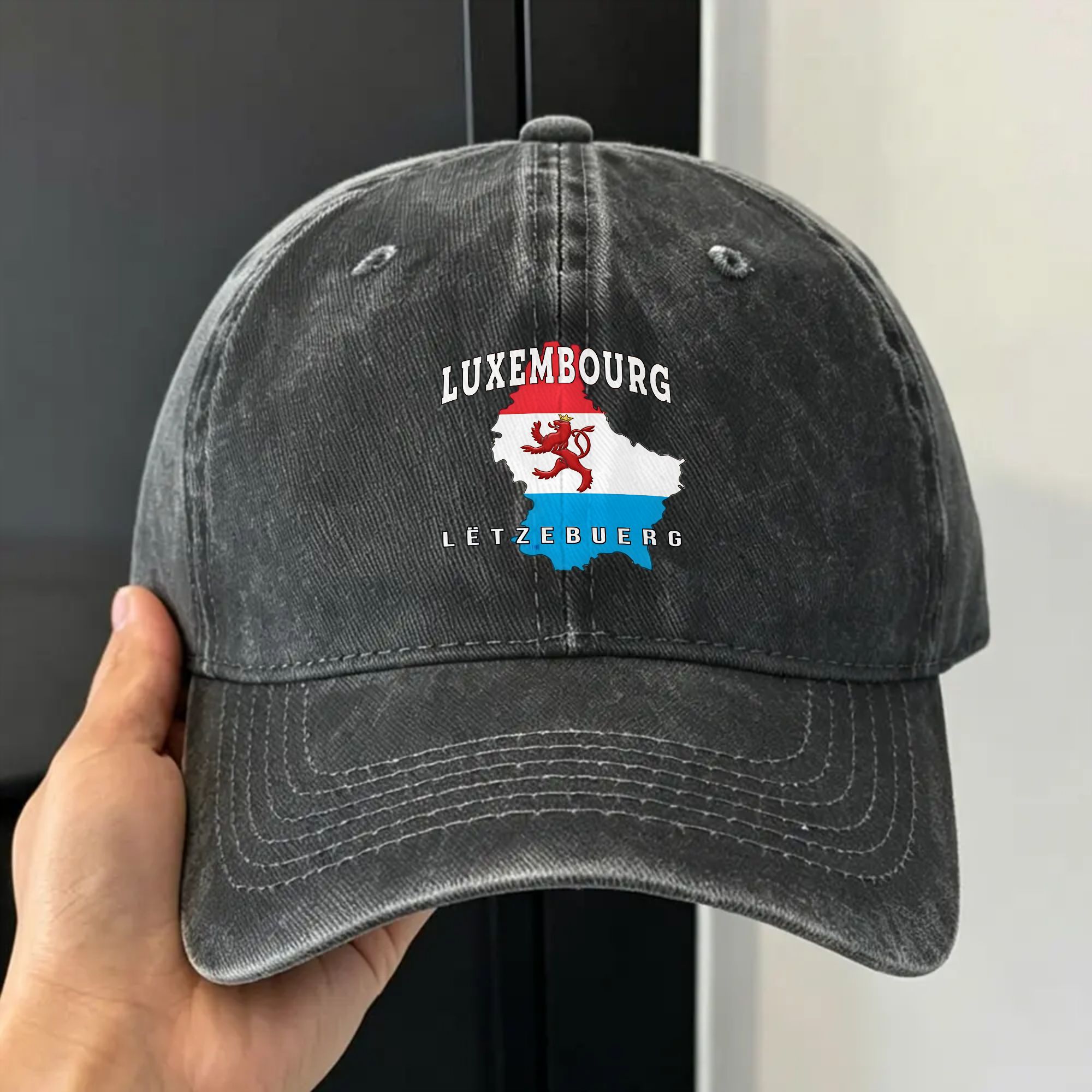 Outdoor Sport Luxembourg - Luxembourg Lëtzebuerg Casual Baseball Cap Summer