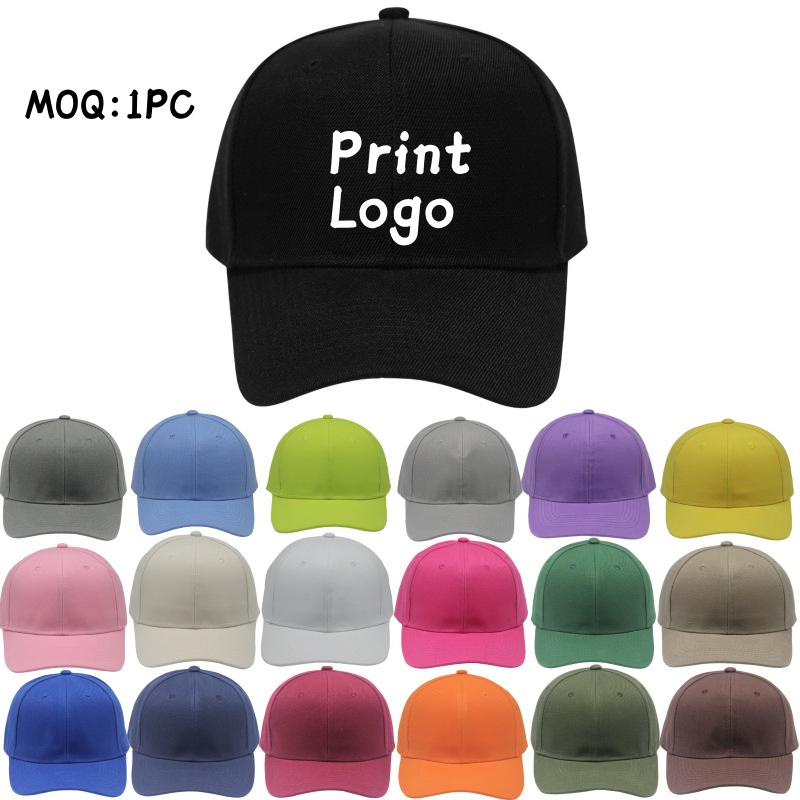 Outdoor Sport Logo - Custom Print Logo Baseball Cap For
