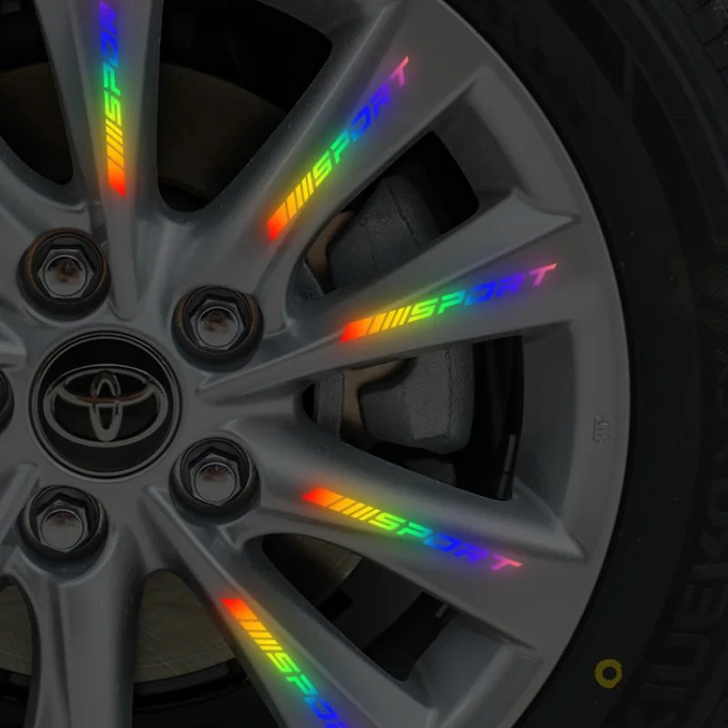 4Pcs Universal Reflective Rim  - огляд і ціна Outdoor Sport Logo
